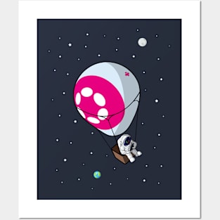 Polkadot. To the Moon. T-shirt Posters and Art